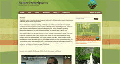Desktop Screenshot of natureprescriptions.org